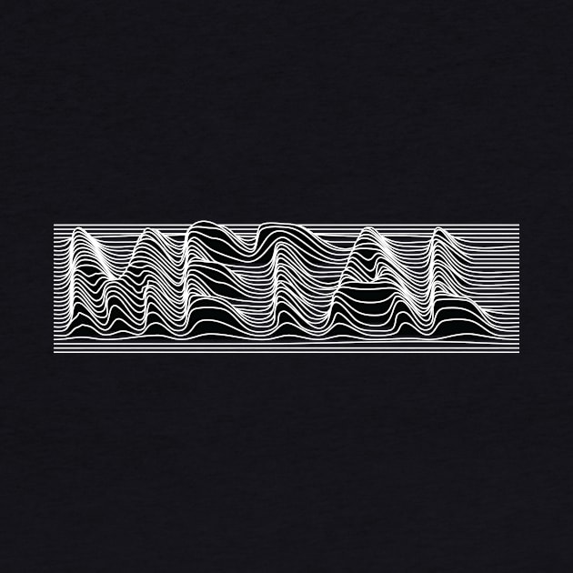 metal wave lines logo by lkn